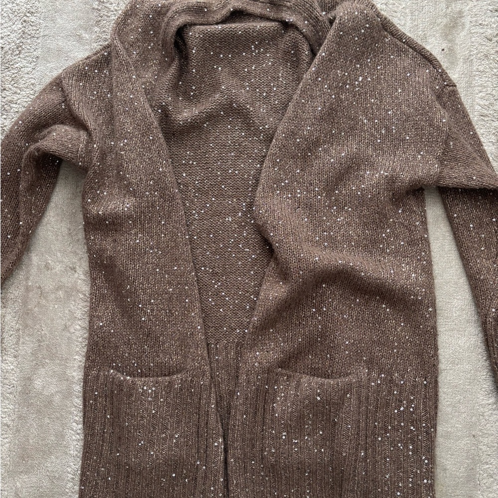 Xl brown sparkly sweater